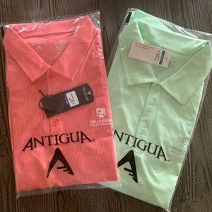 2 Antigua Golf Polos